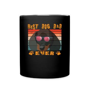 Teckel de race de chien pour les amoureux des chiens - Mug uni - noir - Devant
