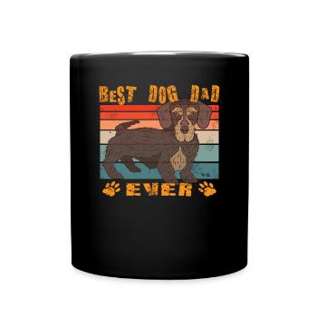 Teckel de race de chien pour les amoureux des chiens - Mug uni - noir - Devant