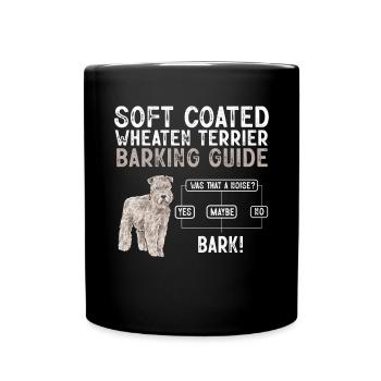 Terrier irlandais à enrobage doux - Mug uni - noir - Devant