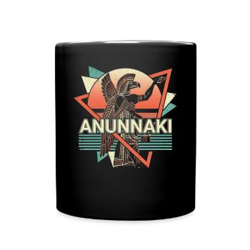 Anunnaki Ancient Sumerians Babylonians Assyrians - Full Colour Mug - black - Front