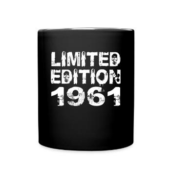 Limited Edition 1961 Birthday 1961 Birthday - Full Colour Mug - black - Front