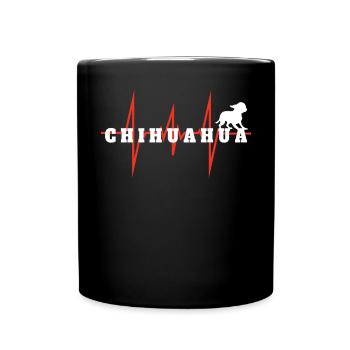 Dog Chihuahua Dog Owner Gechenkidee - Full Colour Mug - black - Front