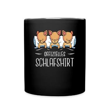 Hund Chihuahua Hundebesitzer Gechenkidee - Tasse einfarbig - Schwarz - Vorne