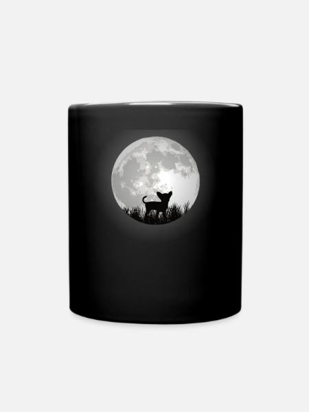 Hund Chihuahua Hundebesitzer Gechenkidee - Tasse einfarbig - Schwarz