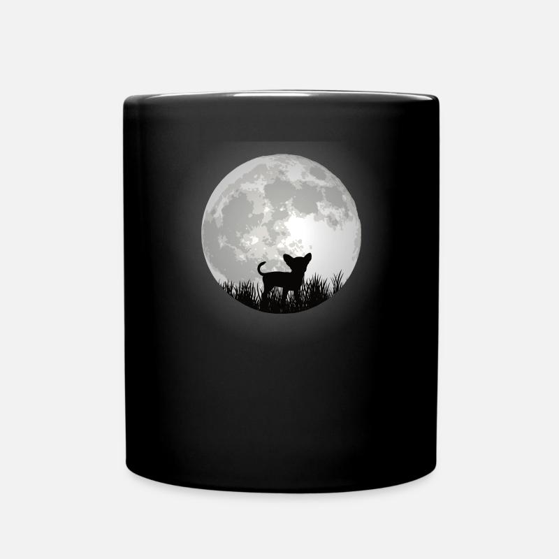 Hund Chihuahua Hundebesitzer Gechenkidee - Tasse einfarbig - Schwarz