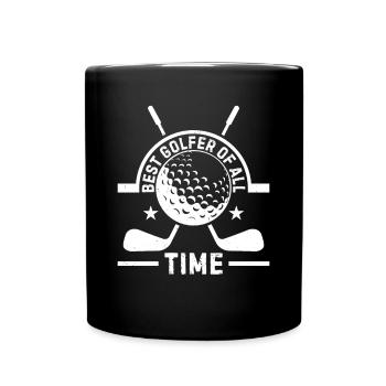 Best Golfer Of All Time - Golfing Golfer - Full Colour Mug - black - Front