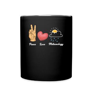 Meteorologist Meteorology Storm Chaser Gift - Full Colour Mug - black - Front