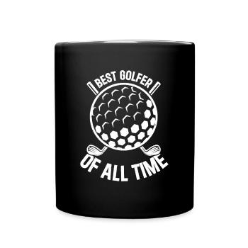 Golf Player Golfing Golfer - Best Golfer Of All Ti - Tasse einfarbig - Schwarz - Vorne