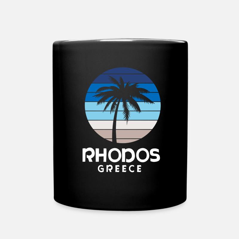 Rhodes - Full Colour Mug - black