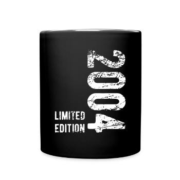 19 Jahre alte Geschenke 2004 Limitierte Auflage 19. - Tasse einfarbig - Schwarz - Vorne