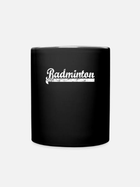 Badminton - Tasse einfarbig - Schwarz