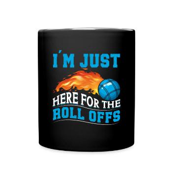 Funny Bocce Game - Full Colour Mug - black - Front