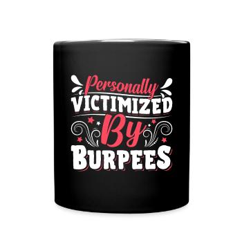 Burpees Exercices Entraînement - Mug uni - noir - Devant
