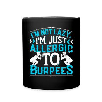 Burpees Exercices Entraînement - Mug uni - noir - Devant