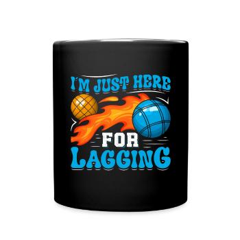 Funny Bocce Game - Full Colour Mug - black - Front