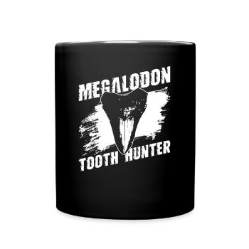 Megalodon Tooth Hunter - Requin mégalodon - Mug uni - noir - Devant