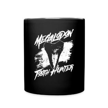 Megalodon Tooth Hunter - Requin mégalodon - Mug uni - noir - Devant