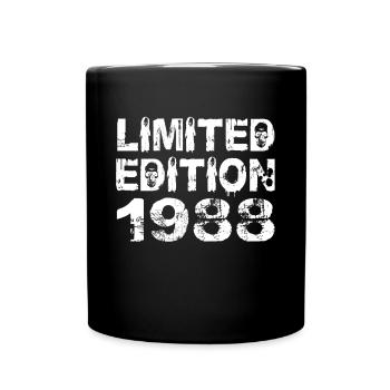 Limited Edition 1988 Geburtstag 1988 Geburtstag - Tasse einfarbig - Schwarz - Vorne