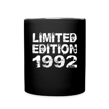 Limited Edition 1992 Geburtstag 1992 Geburtstag - Tasse einfarbig - Schwarz - Vorne