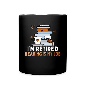 J’ai survécu à la lecture de livres Aime lire un amoureux des livres - Mug uni - noir - Devant