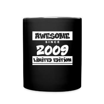 2009 - Vintage 2009 - Fantastic since 2009 - Full Colour Mug - black - Front