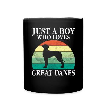 Great Dane Gifts - Full Colour Mug - black - Front