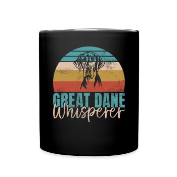 Great Dane Gifts - Full Colour Mug - black - Front