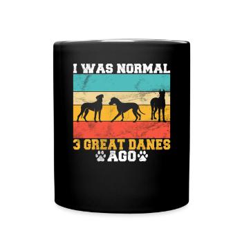 Great Dane Gifts - Full Colour Mug - black - Front