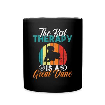 Great Dane Gifts - Full Colour Mug - black - Front