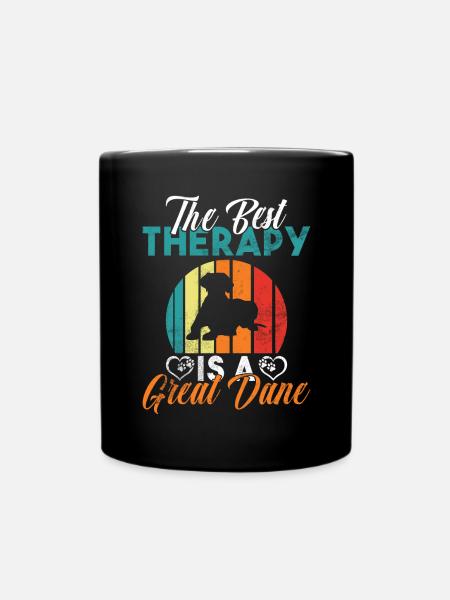 Great Dane Gifts - Tasse einfarbig - Schwarz