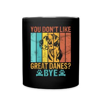 Great Dane Gifts - Full Colour Mug - black - Front