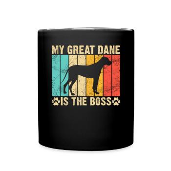 Great Dane Gifts - Full Colour Mug - black - Front