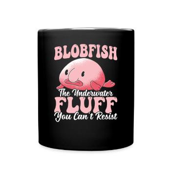 Propriétaires de blobfish Poissons blob sous-marins - Mug uni - noir - Devant