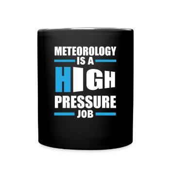 Meteorologist Meteorology Storm Chaser Gift - Full Colour Mug - black - Front