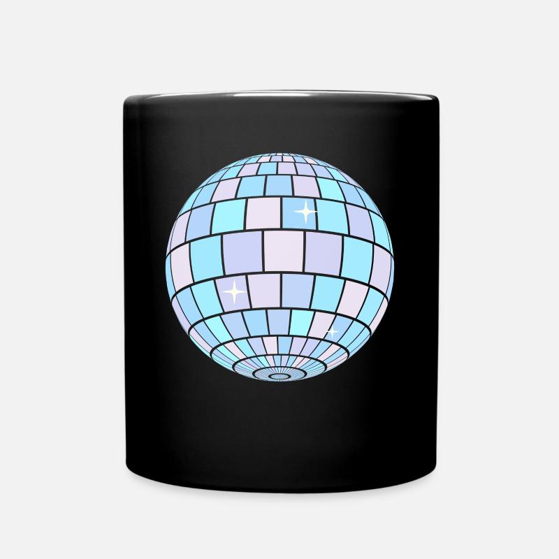 Esthétisme pastel danois Disco Ball - Mug uni - noir