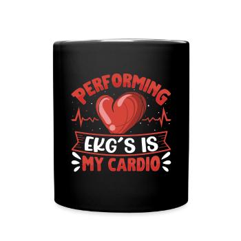 Nursing Assistent Design - Tasse einfarbig - Schwarz - Vorne