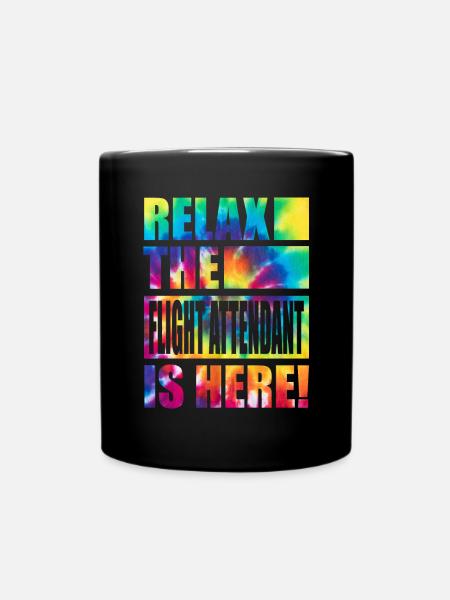 Hôtesse de l’air drôle de dicton - Mug uni - noir
