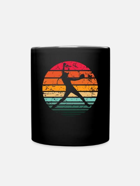 Baseball - Tasse einfarbig - Schwarz