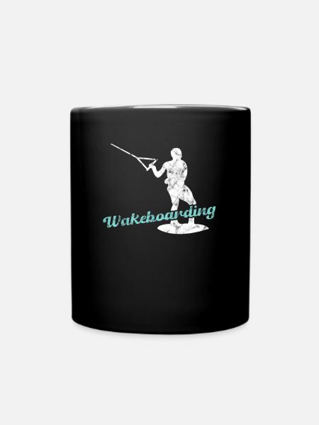 Wakeboarding - Tasse einfarbig - Schwarz