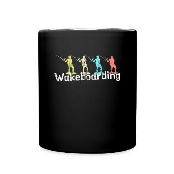 Wakeboarding - Tasse einfarbig - Schwarz - Vorne