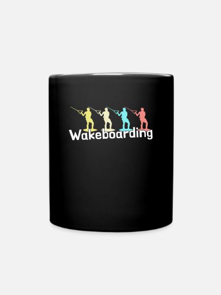 Wakeboarding - Tasse einfarbig - Schwarz