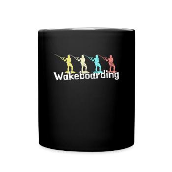 Wakeboarding - Tasse einfarbig - Schwarz - Vorne