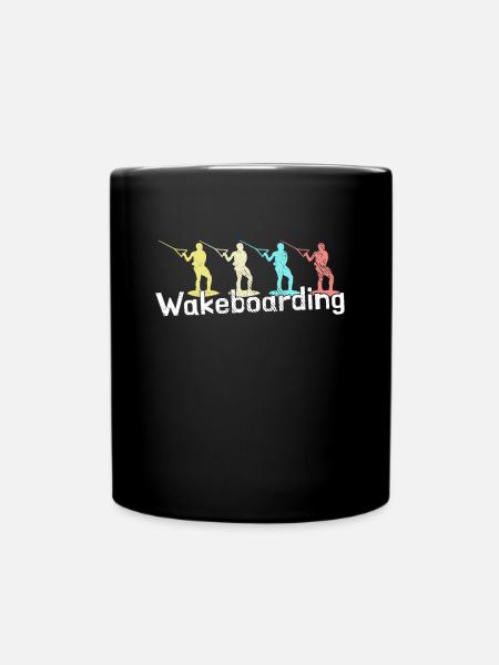 Wakeboarding - Tasse einfarbig - Schwarz