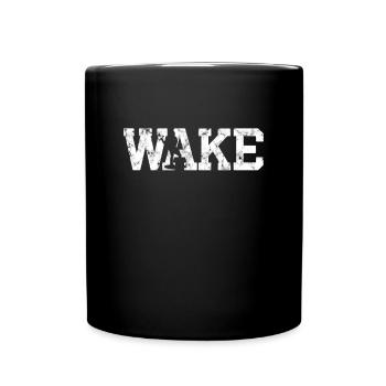 Wakeboarding - Tasse einfarbig - Schwarz - Vorne