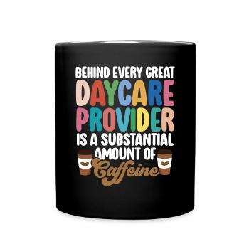 Childcare Teacher Educator - Full Colour Mug - black - Front