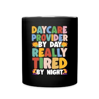 Childcare Teacher Educator - Full Colour Mug - black - Front