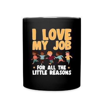 Childcare Teacher Educator - Full Colour Mug - black - Front