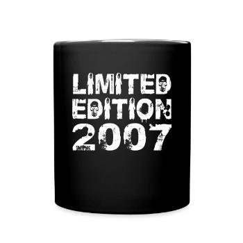 Limited Edition 2007 Geburtstag 2007 Geburtstag - Tasse einfarbig - Schwarz - Vorne