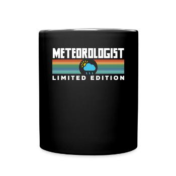 Meteorologist Meteorology Storm Chaser Gift - Full Colour Mug - black - Front