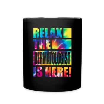 Dermatologist Funny saying - Full Colour Mug - black - Front